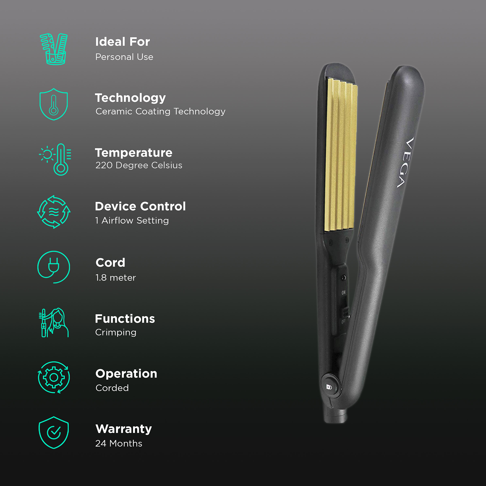 Vega hair hotsell crimper price